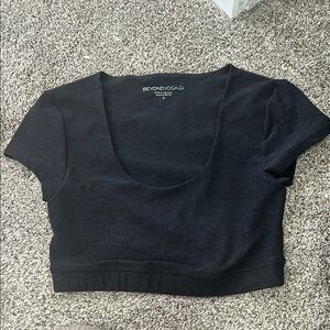 Beyond Yoga Black Crop Top